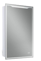 Зеркальный шкаф Art&Max Merano 50x80 см AM-Mer-500-800-1D-L-DS-F с подсветкой, анти-пар