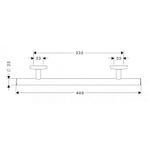 Поручень Hansgrohe Logis 40513000 хром