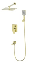 Душевой набор Wonzon&Woghand Edge WW-88939003-BG брашированное золото