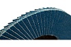 Круг лепестковый торцевой, прямой, цирконат 65% 125х22.2 мм, P-100 ABRAFORM AF-FLAP-FT-125-P100-ZR65