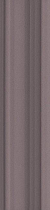 Бордюр Kerama Marazzi Планте коричневый 5х20 см, BLB026