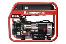 Бензоэлектростанция Hammer flex электрозапуск 3.5квт 220в 50гц бак 15л непр.9ч 13180 GN4000E