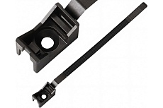 Ремешок-опора для труб и кабеля ЕВРОПАРТНЕР PRNT 16-32 черный, с шурупом и дюбелем, 30 шт. 3002 D