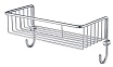 Полка Timo Nelson 150081/00 chrome с крючками