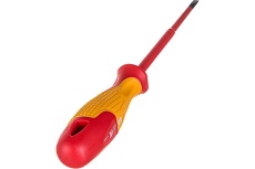 Диэлектрическая отвертка SL5.5х125мм, CrMo, до 1000В Gross 12943