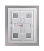 Зеркало BelBagno SPC-KRAFT-700-800-SENS-AL 70x80 см сенсорный выключатель, сатин