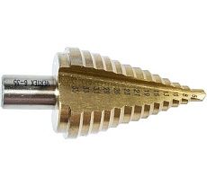 Сверло по металлу ступенчатое 6-35 мм Vertextools 6-35