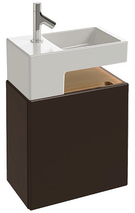 Мебель для ванной Jacob Delafon Terrace 50 см ледяной коричневый