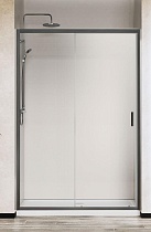 Душевая дверь Vincea City VDS-5CT140CLGM 140x195 вороненая сталь, прозрачная