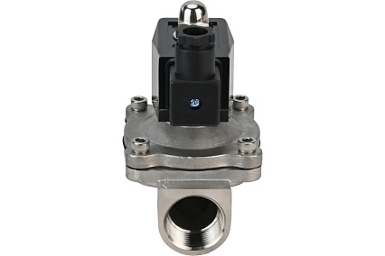 Электромагнитный клапан DN.ru двухходовой VS2W-301V-NO Ду50 Ру10 сталь, VITON 24В DC D130-01870