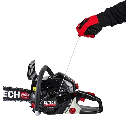 Пила цепная бензиновая Elitech CS 5535F (E1611.006.00) HD 204814