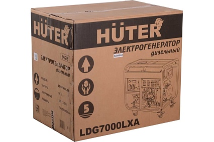 Электрогенератор дизельный Huter LDG 7000LXА 64/2/8