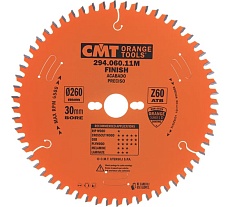 Диск пильный по дереву (260х30х2.5/1.8 мм; Z=60) CMT  294.060.11M