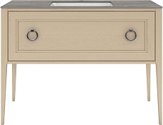 Тумба с раковиной Kerama Marazzi Plaza Classic 120 см, 1 ящик, капучино