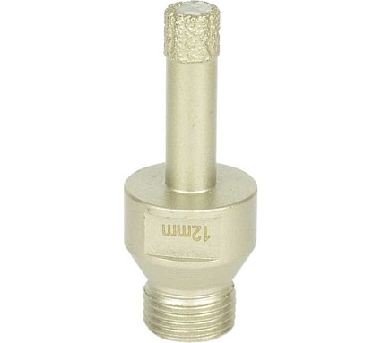 Коронка алмазная, вакуумное спекание (12х40 мм; 1/2"; М14) TECH-NICK TUK 136.600.7016