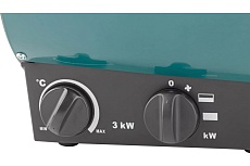 Тепловая пушка FIT 3000 Вт, 30 м2, 253 м3/мин, ТЭН нерж. сталь , коробка 80905