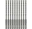 Бур по бетону (10 шт; 6x160x100 мм; 2 грани; SDS-Plus) Kranz KR-91-0011-4