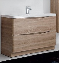 Тумба с раковиной BelBagno Ancona-N 120 см, напольная Rovere Bianco