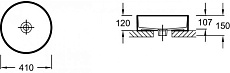 Раковина Jacob Delafon Delta Pure EVR002-00 41 см