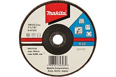 Диск лепестковый для УШМ (180х22 мм; К40) Makita D-27333