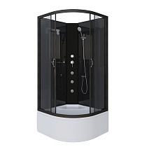 Душевая кабина Niagara NG 6508-14BKG 90x90 стекло тонированное, без крыши, гидромассаж