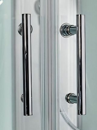 Душевая кабина WeltWasser WW500 WERRA XL 801 80x80 хром, прозрачное 10000014042