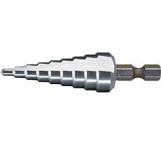 Сверло ступенчатое по металлу (9 ступеней; 4-12 мм; HSS) Makita D-40082