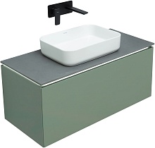 Мебель для ванной Allen Brau Infinity 100 см, 1 ящик, cement grey matt