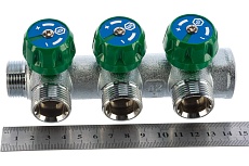 Регулирующий коллектор STOUT 3/4, 3 отвода 3/4ЕК SMB-6850-343403 RG008UJF3RLQ1E