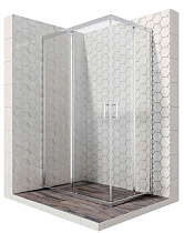 Душевой уголок Ambassador Kingston 100x90 14011121 прозрачный, хром