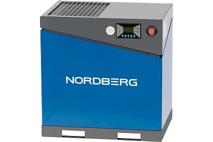 Винтовой компрессор Nordberg 11 кВт, 1450 л/мин, 10 бар, IP55, без ресивера NCA15