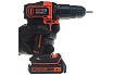 Аккумуляторная ударная дрель-шуруповерт Black&Decker BDCHD18KB-QW