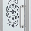 Душевой уголок Ambassador Royal 100x100 18015107-L прозрачный с рисунком, хром