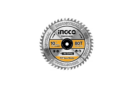 Диск пильный TCT по алюминию (254х30 мм; 80Т) Ingco TSB325428