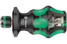 Ручка-держатель WERA 826 T Kraftform Turbo быстрозажимной патрон Rapidaptor, 1/4 x 146 мм WE-057480