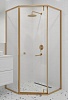 Душевой уголок RGW Hotel HO-088-G 100x100 прозрачное, брашированное золото 350608800-16