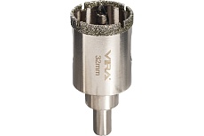 Коронка алмазная по керамике 32 мм, трехгранный хвостовик VIRA 559515