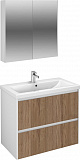 Мебель для ванной Velvex Klaufs 80 см подвесная, 2 ящика