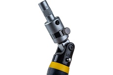 Трещоточная шарнирная отвертка для битов 1/4&quot; Aist 8702 00-00003528