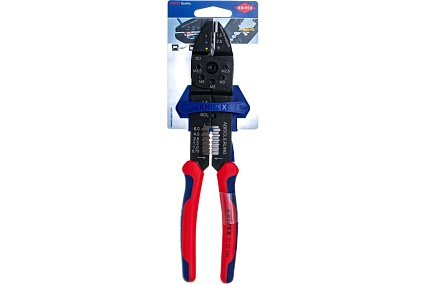 Пресс-клещи для резки и зачистки кабеля Knipex 3 гнезда KN-9722240SB