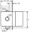 Внутренняя часть смесителя для ванны Kludi Bozz 38624