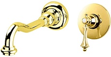 Смеситель для раковины Cezares MARGOT-BLS1-03/24-M золото
