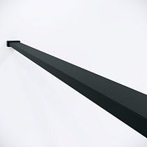 Душевая перегородка Niagara Nova NG-781-12BLACK 120x200 эффект битого стекла, профиль черный матовый