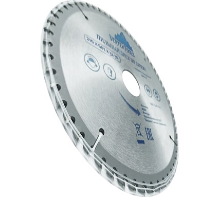 Диск пильный по дереву (210х32-30 мм; 60 зубов) Vertextools 210-60-32