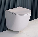 Подвесной унитаз RGW SW-44 безободковый, с микролифтом 65420244-01