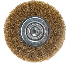 Кордщетка для дрели дисковая (латунь, 50х10 мм) JTC 5852