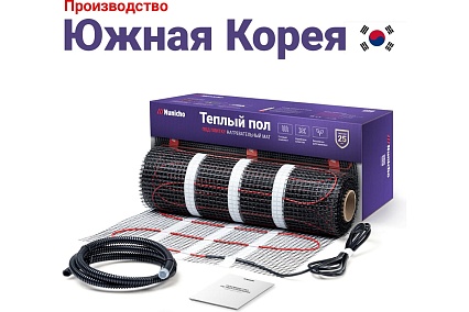 Электрический теплый пол Nunicho 12 м2, 200 Вт/м2 двужильный экранированный 1413412