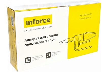 Цифровой аппарат для сварки пластиковых труб Inforce 03-24-01