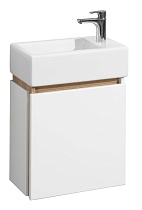 Тумба с раковиной Акватон Эклипс 46 М L подвесная, эбони светлый 1A1728K1EK49L