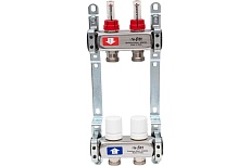 Коллекторная группа Uni-Fitt 1&quot; х 3/4&quot;, 2 выхода, без концевиков, нержавеющая cталь 450B4302